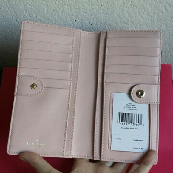Kate Spade Pershing Street Stacy Wallet Warmvellum - Picture 6 of 8